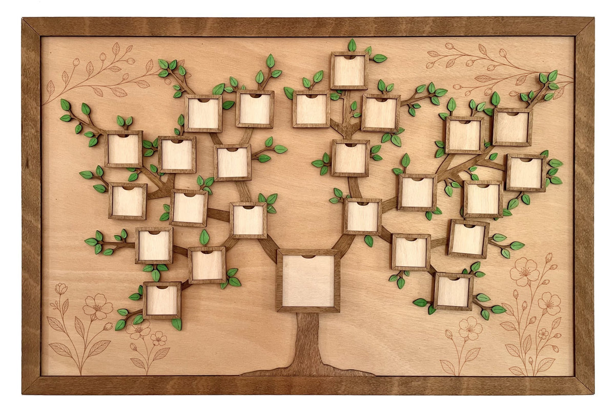 Framed Family Tree