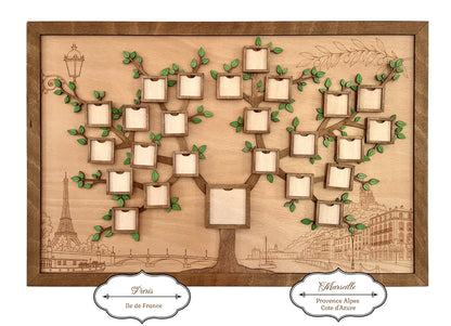 Framed Family Tree