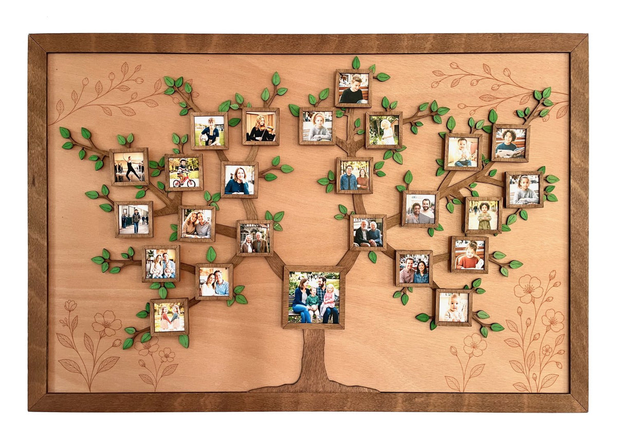 Framed Family Tree